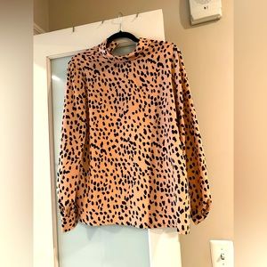 Amazon leopard blouse